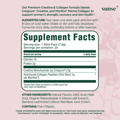 FLEXI Creatine & Collagen Stick Packs (Monthly)