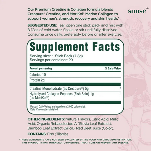 FLEXI Creatine & Collagen Stick Packs (Monthly)